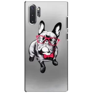 Чохол (ТПУ) Милі песики для Samsung Galaxy Note 10 Plus (Бульдог в окулярах)