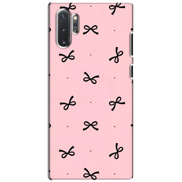 Чехол с рисунком «Черные бантики» для Samsung Galaxy Note 10 Plus Чехол с рисунком «Черные бантики» для Samsung Galaxy Note 10 Plus