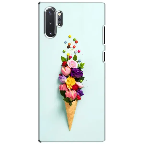 Чехол с рисунком «Цветок-мороженное» для Samsung Galaxy Note 10 Plus Чехол с рисунком «Цветок-мороженное» для Samsung Galaxy Note 10 Plus