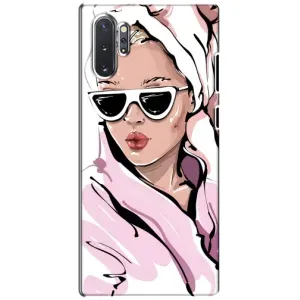 Чехол с картинкой Модные Девчонки Samsung Galaxy Note 10 Plus (Девушка в халате)