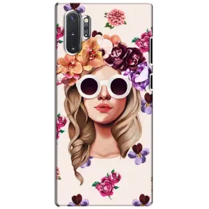 Чехол с картинкой Модные Девчонки Samsung Galaxy Note 10 Plus (Девушка в очках)