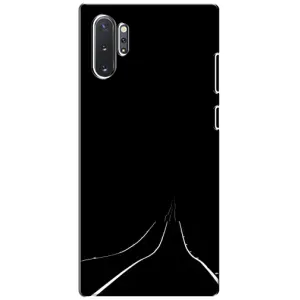 Чехол с картинками на черном фоне для Samsung Galaxy Note 10 Plus (Дорога)