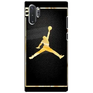 Силиконовый Чехол Nike Air Jordan на Самсунг Нот 10 Плюс (Джордан 23)