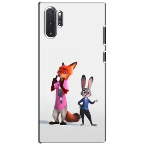 Силіконовий чохол з принтом Зоотрополіс для Samsung Galaxy Note 10 Plus (Джуді і Нік)
