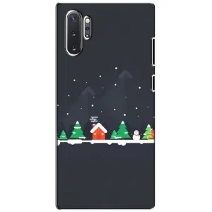 Силіконовий бампер на різдво для Samsung Galaxy Note 10 Plus (Місто зимове)