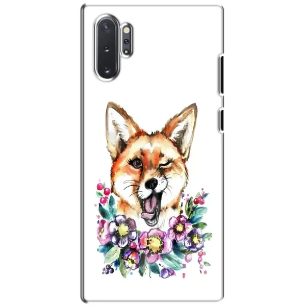 Чехол с рисунком «Хитрая лиса» для Samsung Galaxy Note 10 Plus Чехол с рисунком «Хитрая лиса» для Samsung Galaxy Note 10 Plus