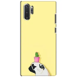 Бампер для Samsung Galaxy Note 10 Plus з картинкою "Песики" (Кактус на голові)