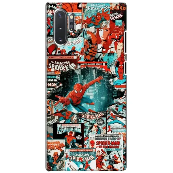 Чехол с рисунком «Комиксы Человек Паук» для Samsung Galaxy Note 10 Plus Чехол с рисунком «Комиксы Человек Паук» для Samsung Galaxy Note 10 Plus