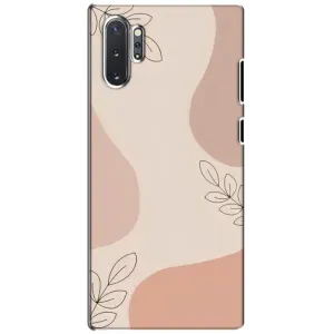 Чохол квітковий дизайн для Samsung Galaxy Note 10 Plus (Кориневий фон)