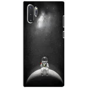 Силіконовый Чохол з принтом "Космонавти" на Samsung Galaxy Note 10 Plus (Космонавт романтик)