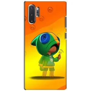 Чохол Бравл Старс для Samsung Galaxy Note 10 Plus (LEON в кофті)