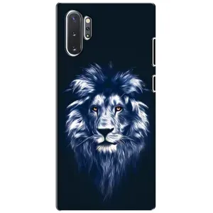 Чохол з картинкою на Samsung Galaxy Note 10 Plus (Лев – синій)
