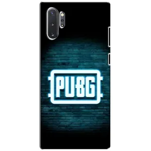 Чохол (TPU) з картинкою "Лого Пабг" на Самсунг Нот 10 Плюс (Лого PUBG)