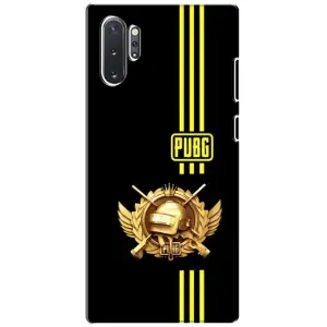Чохол (TPU) з картинкою "Лого Пабг" на Самсунг Нот 10 Плюс (Логотип PUPG)
