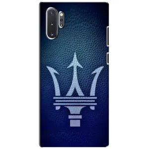 Чехлы с тематикой "Крутые машины" на Samsung Galaxy Note 10 Plus (Лого Maserati)