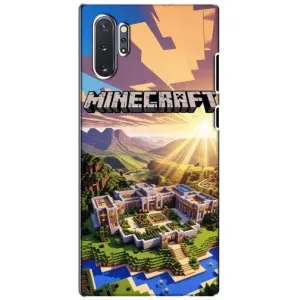 Чехол майнкрафт для Samsung Galaxy Note 10 Plus (MINECRAFT)