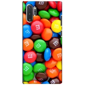 Чехол с изображением вкусной еды для Samsung Galaxy Note 10 Plus (Разноцветные M&M'S)