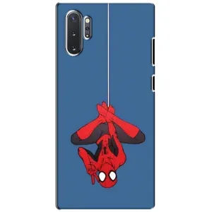 Чохол Супергерой Людина Павук на Samsung Galaxy Note 10 Plus (На павутині)
