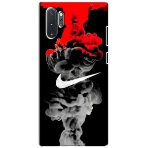 Силіконовый Чохол на Samsung Galaxy Note 10 Plus з картинкою НАЙК (Nike дим)