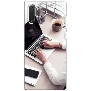 Силиконовый бампер (Работники) на Samsung Galaxy Note 10 Plus (Офисный работник)