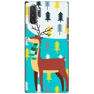 Силіконовий бампер з картинкою звірів для Samsung Galaxy Note 10 Plus (Олень із шарфом)