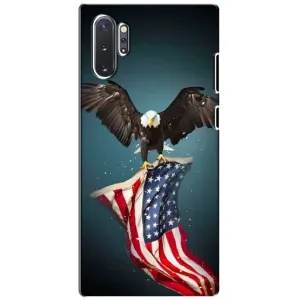 Чохол Прапор USA для Samsung Galaxy Note 10 Plus (Орел і прапор)