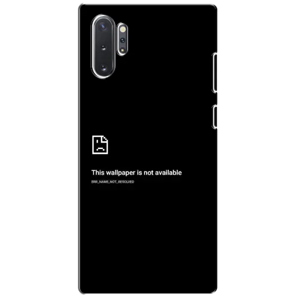 Чехол с рисунком «Ошибка» для Samsung Galaxy Note 10 Plus Чехол с рисунком «Ошибка» для Samsung Galaxy Note 10 Plus