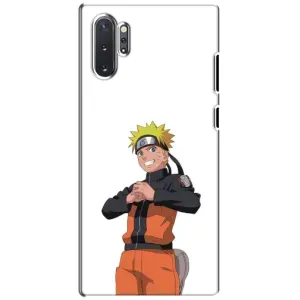 Чехлы с принтом Наруто на Samsung Galaxy Note 10 Plus (Радосный Наруто)