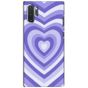 Чохли з тематикою "Маленькі Сердчеки" на Samsung Galaxy Note 10 Plus (Серце фіолет)