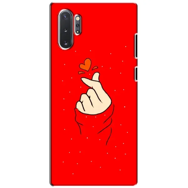Чехол с рисунком «Сердце на красном» для Samsung Galaxy Note 10 Plus Чехол с рисунком «Сердце на красном» для Samsung Galaxy Note 10 Plus