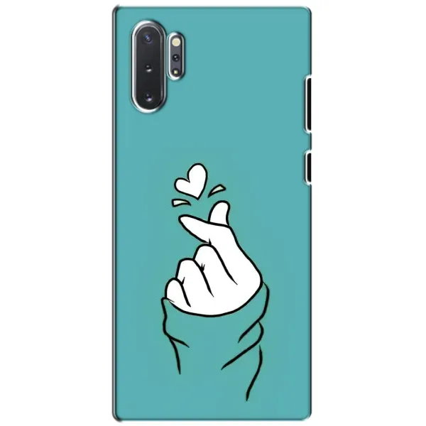 Чехол с рисунком «Сердечко на бирюзовом» для Samsung Galaxy Note 10 Plus Чехол с рисунком «Сердечко на бирюзовом» для Samsung Galaxy Note 10 Plus
