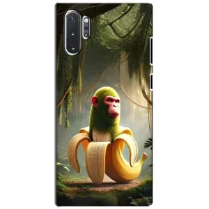 Чехол с мемами тралалело тралала для Samsung Galaxy Note 10 Plus (Шимпанзини бананини)