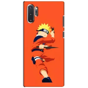 Чехлы с принтом Наруто на Samsung Galaxy Note 10 Plus (Силуэт Наруто)