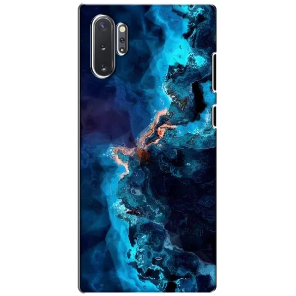 Чехол с рисунком «Синий мрамор» для Samsung Galaxy Note 10 Plus Чехол с рисунком «Синий мрамор» для Samsung Galaxy Note 10 Plus