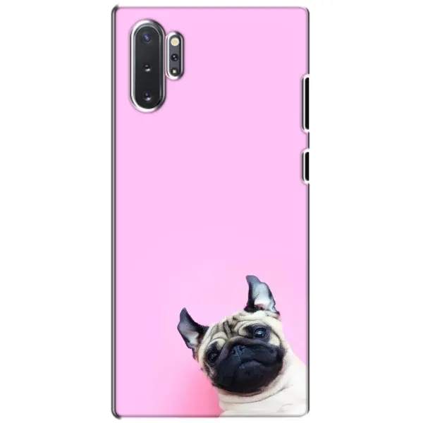 Чехол с рисунком «Собака на розовом» для Samsung Galaxy Note 10 Plus Чехол с рисунком «Собака на розовом» для Samsung Galaxy Note 10 Plus