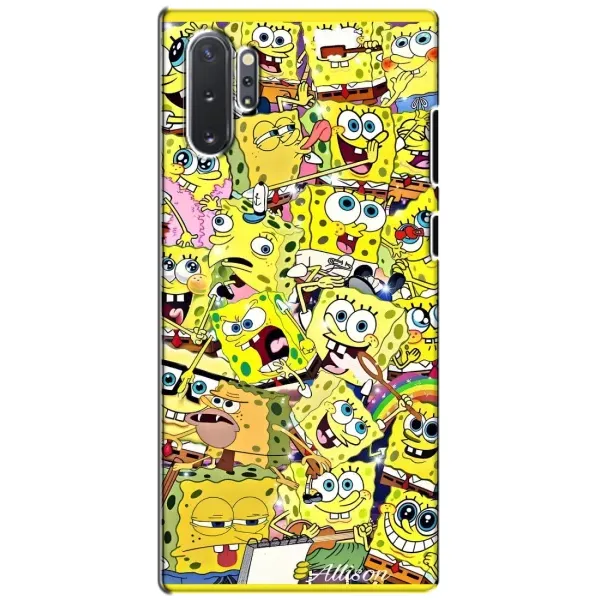 Чехол с рисунком «Спанч Боб Арт» для Samsung Galaxy Note 10 Plus Чехол с рисунком «Спанч Боб Арт» для Samsung Galaxy Note 10 Plus