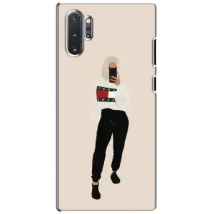 Силиконовый Чехол на Samsung Galaxy Note 10 Plus с картинкой Стильных Девушек (Стильная)
