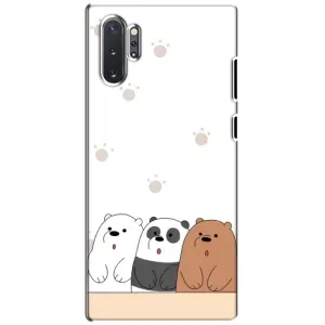 Чохли з зображенням різних тварин на Samsung Galaxy Note 10 Plus (Здивовані ведмедики)