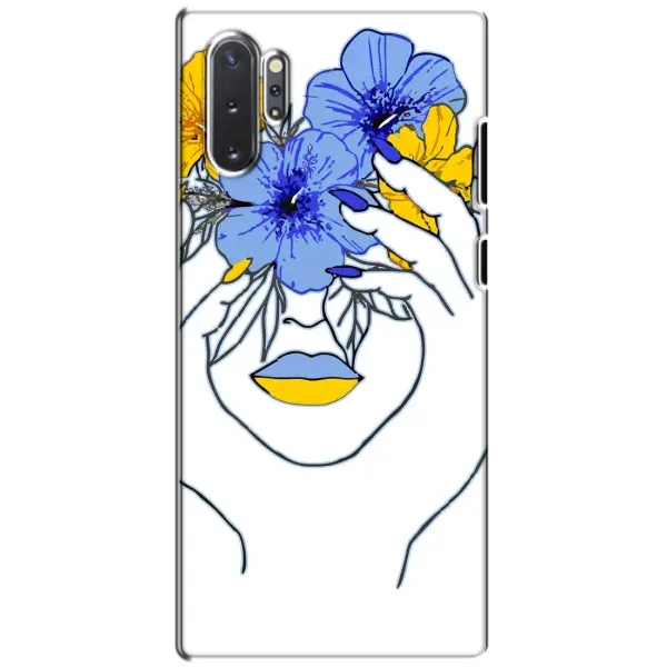 Чехол с рисунком «Украинка на всю голову» для Samsung Galaxy Note 10 Plus Чехол с рисунком «Украинка на всю голову» для Samsung Galaxy Note 10 Plus