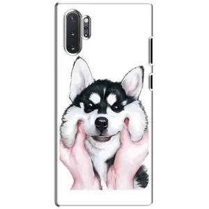 Бампер для Samsung Galaxy Note 10 Plus з картинкою "Песики" (Собака Хаскі)
