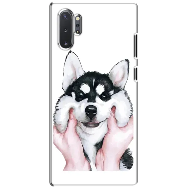 Чехол с рисунком «Собака Хаски» для Samsung Galaxy Note 10 Plus Чехол с рисунком «Собака Хаски» для Samsung Galaxy Note 10 Plus