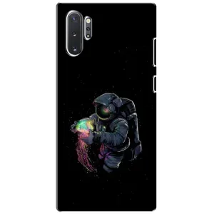 Силіконовый Чохол з принтом "Космонавти" на Samsung Galaxy Note 10 Plus (В руках земля)