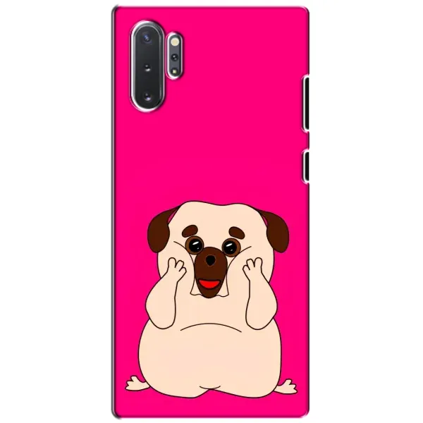 Чехол с рисунком «Веселый Мопсик» для Samsung Galaxy Note 10 Plus Чехол с рисунком «Веселый Мопсик» для Samsung Galaxy Note 10 Plus