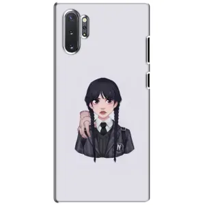 Чехлы с принтом Уэнсдей на Samsung Galaxy Note 10 Plus (Вещь Венсдей)