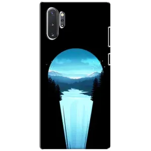 Летний Чехол на Samsung Galaxy Note 10 Plus (Синий Водопад)