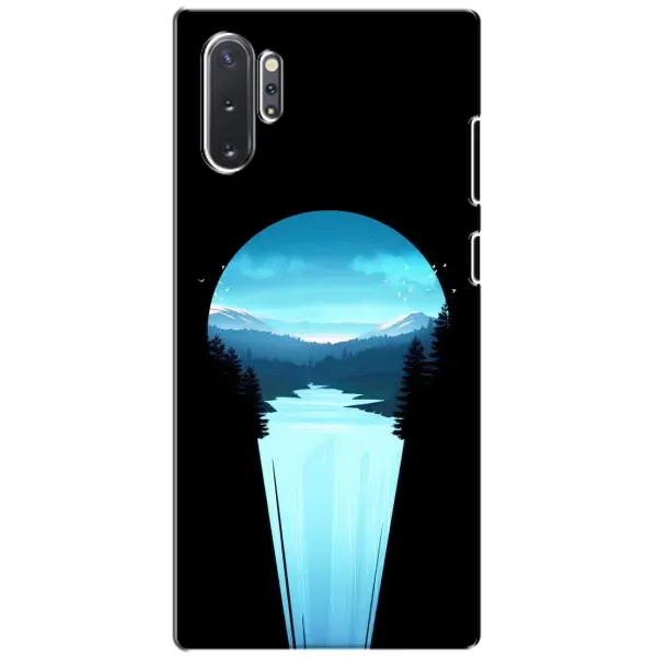 Чехол с рисунком «Синий Водопад» для Samsung Galaxy Note 10 Plus Чехол с рисунком «Синий Водопад» для Samsung Galaxy Note 10 Plus