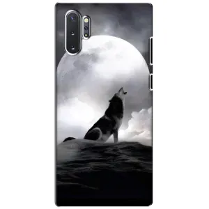 Чохол з Вовком на Samsung Galaxy Note 10 Plus (Вовк і місяць)