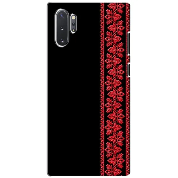 Чехол с рисунком «Вышиванка на черном» для Samsung Galaxy Note 10 Plus Чехол с рисунком «Вышиванка на черном» для Samsung Galaxy Note 10 Plus