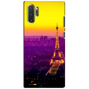 Чехол с Эйфелевой башней на Samsung Galaxy Note 10 Plus (Яркая башня)