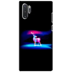 Силіконовий бампер з картинкою звірів для Samsung Galaxy Note 10 Plus (Яскравий олень)